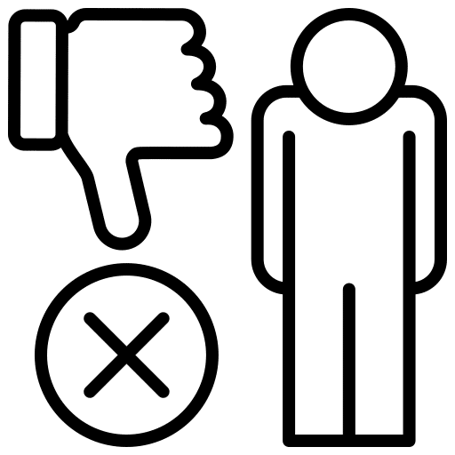 Faalangst icoon